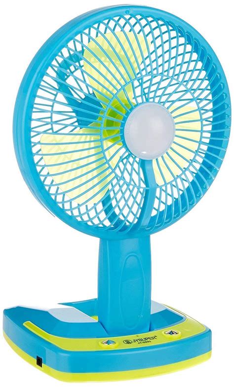 Buy Softdarzee Powerful Folding Rechargeable Table Fan With 21smd Led Lights Table Fans For