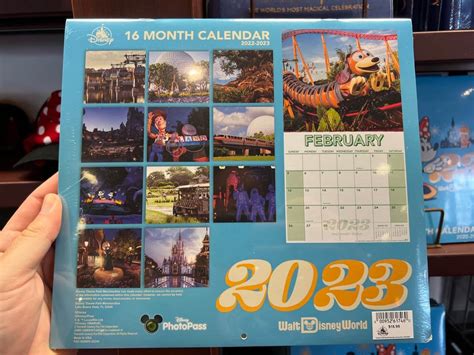 2023 Walt Disney World 16 Month Calendar Now Available