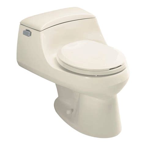 Kohler San Raphael 1 Piece 16 Gpf Single Flush Round Toilet In Almond