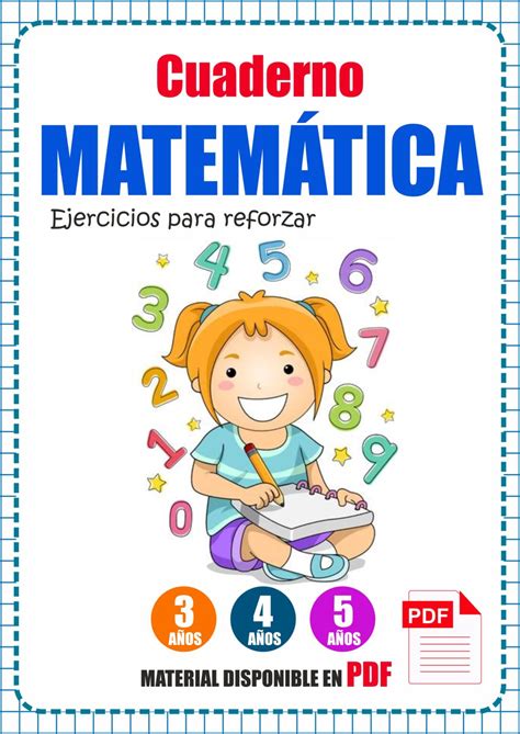 Cuadernillo De Matemática Para Niños Y Niñas 3 4 Y 5 Años