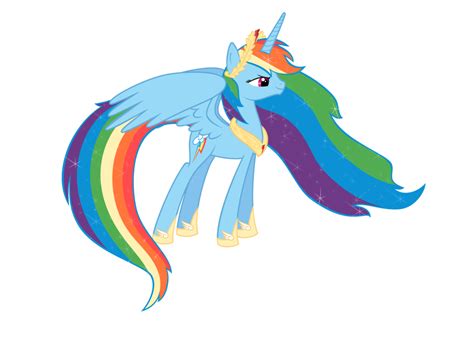 Princess Rainbow Dash By Nianara On Deviantart My Little Pony Poster