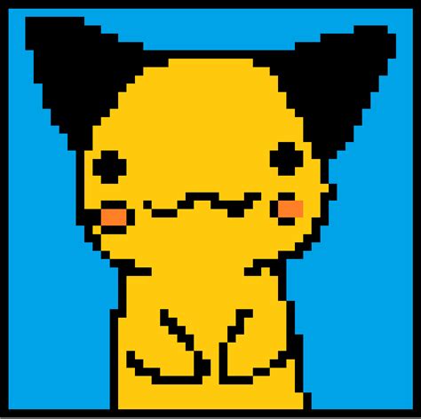 Pikachu Pixel Pokemon Yellow Pikachu Floating Pixel Art Animated Images