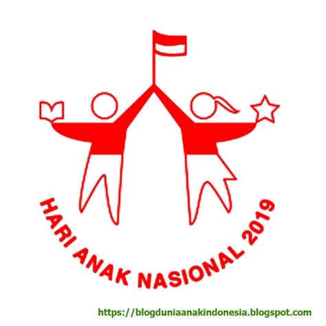 Logo And Tema Han Sambut Hari Anak Nasional Secara Gembira Dunia