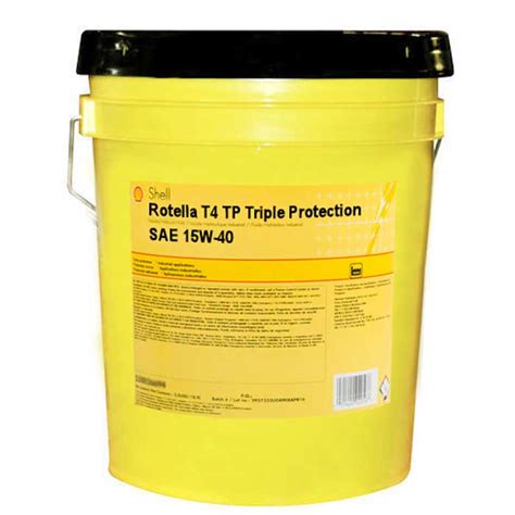 Shell Rotella T4 Triple Protection Sae 15w 40 5 Gallon Pail Comolube