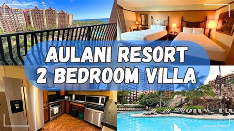 Disney Aulani 2 Bedroom Villa With An Ocean View Youtube