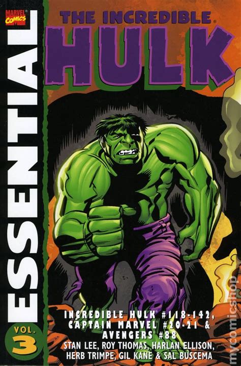Essential Incredible Hulk Tpb 1999 Marvel 1st Edition Comic Books