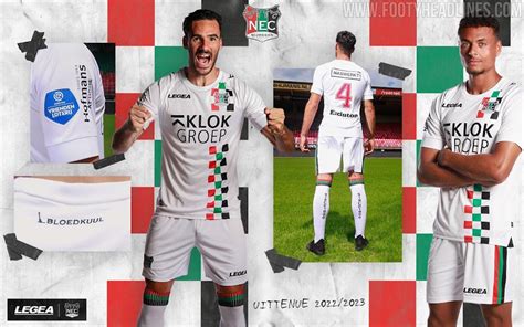 NEC Nijmegen Home Away Kits Revealed Footy Headlines