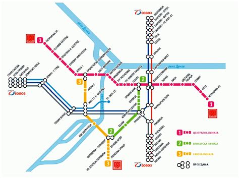 Карта метро Белграда Магазин Метро Кэш энд Керри на карте метро Белграда