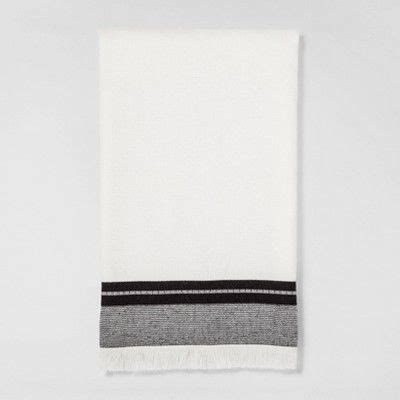 The latest drop at target in the home department is project 62, a modern line of home decor and furniture for the kitchen, bedroom, living room, and the. Banded Stripe Hand Towel Black/White - Project 62 ...
