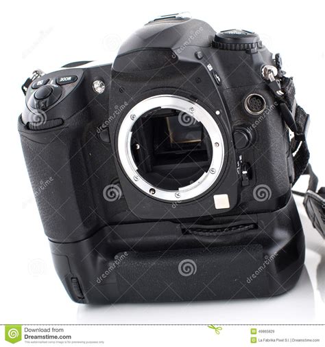 Camera Back View B Stock Image Image Of Objects Black 49865829