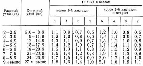 Диета в баллах таблица