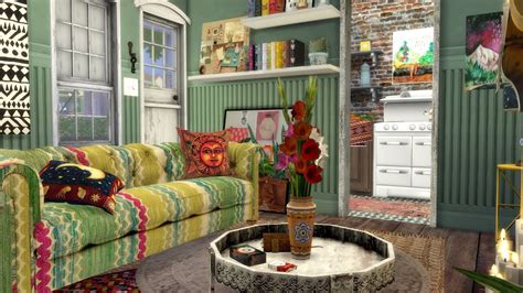 The Sims 4 Speed Build Boho House Youtube