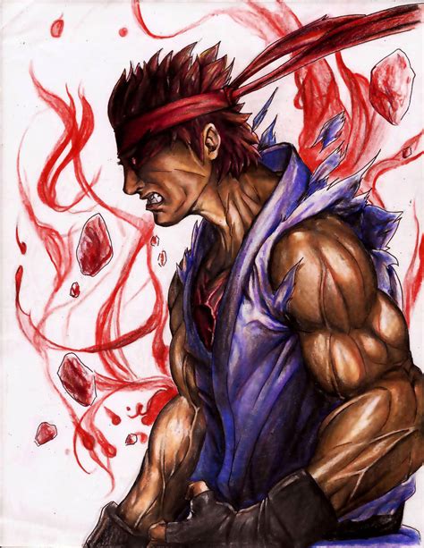 Evil Ryu Street Fighter By Star Co On Deviantart