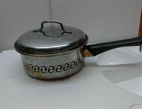 Regal Ware Cookware Multi Ply Steel Qt Saucepan Saute Fry Pot Casserole Lid EBay