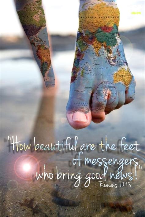 Religiousquotes about finding peace from helping others. How lovely on the mountains are the feet of him ♪ ♫ Who ...