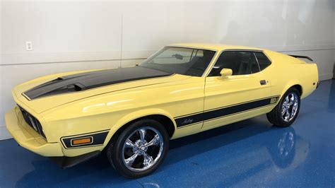 1973 Ford Mustang Mach 1 Fastback At Indy 2021 As K130 Mecum Auctions