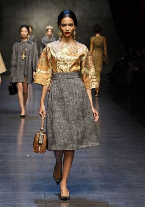 Dolce And Gabbana Fall 2013 Collection Milan Fashion Week