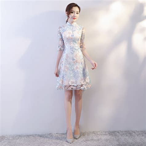 Shanghai Story 2018 New Arrival White Party Dress For Women Half Sleeve