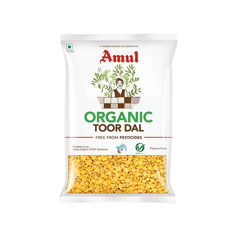 Amul Organic Arhar Dal Toor Dal Price Buy Online At ₹90 In India