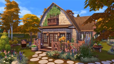The Sims 4 Cottage Living House Download Oseys