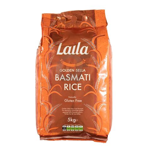 Laila Golden Sella Basmati Rice 5kg Laila Sella Rice Easy Cook