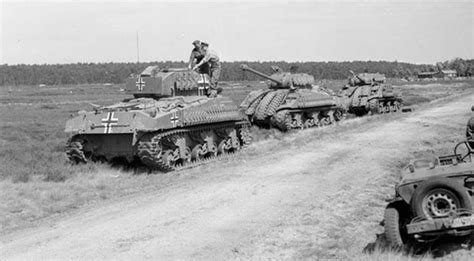 40 Images Of Captured Sherman Tanks In German Hands