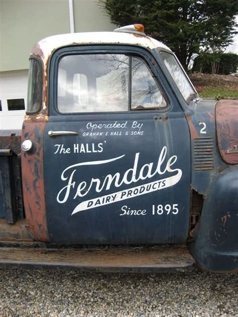 114 Best Truck Door Lettering Images On Pinterest Shop Truck Vintage