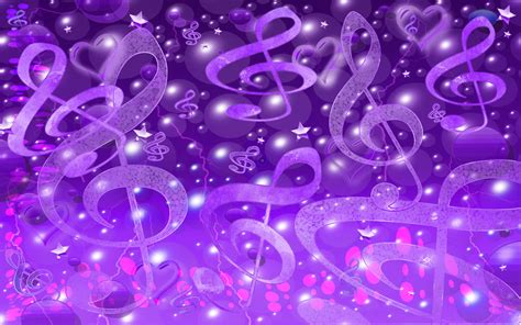 Purple Music Notes Wallpaper Purple Musical Notes Background 1280x800 Wallpaper
