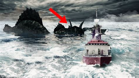 10 Times Mysterious Sea Monsters Attacked Youtube
