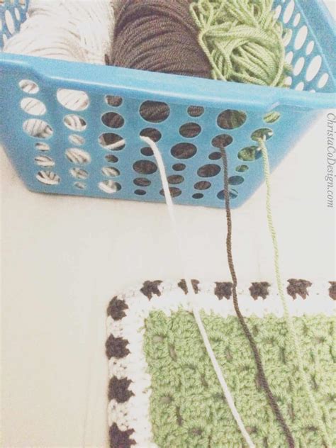 Corner To Corner Crochet Blanket Tips On Color Changes ChristaCoDesign