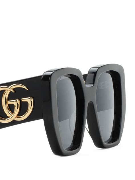 gucci geometric sunglasses gg0956s black green atelier yuwa ciao jp