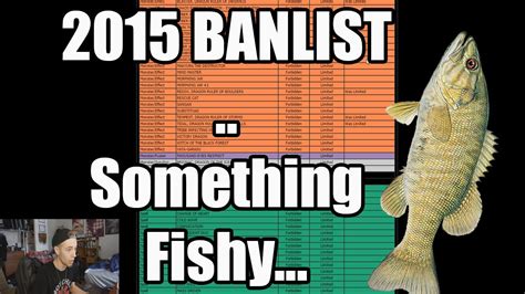 Fish starts smelling on our way home, when i checked it the bag is punctured by something i don't know exactly and now fish sauce is leaking at my trunk. April 1st Banlist 2015!! I smell something fishy.... - YouTube