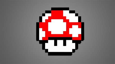 Cogumelo Do Mario Em Pixel