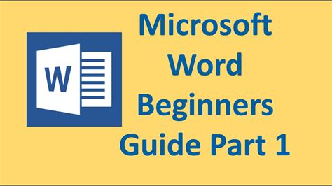 Microsoft Word 2020 Beginners Tutorial Part 1 Time Codes Included
