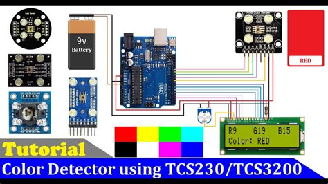 How To Make Color Detector Using Tcs230 Tcs3200 Color Sensor Arduino