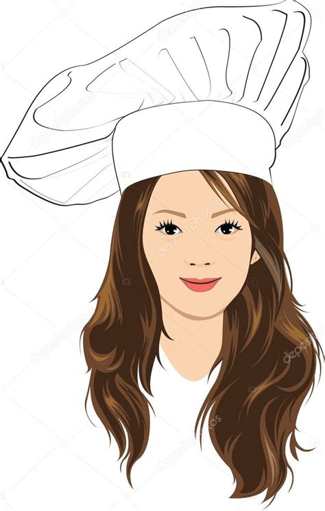 Girl Chef — Stock Vector © Xendima 6067805