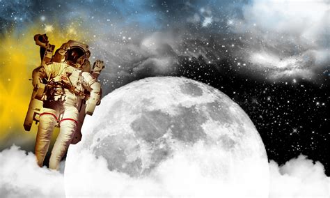 Astronaut In Outer Space Free Stock Photo Public Domain Pictures