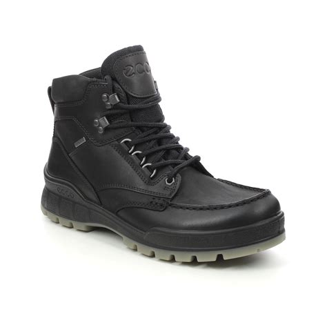 Ecco Track 25 Boot Gtx Black Leather Mens Outdoor Walking Boots 831704