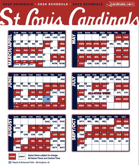 Stl Cardinals Opening Day 2024 Schedule Mella Siobhan