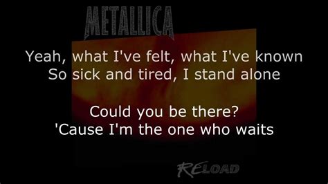 Metallica The Unforgiven Ii Lyrics Hd Youtube