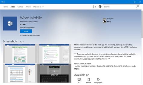 Microsoft Updates Office Mobile Preview Apps For Windows 10 Pcs And Phones