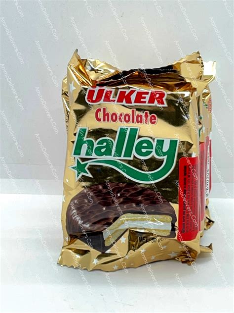Ulker Halley Chocolate Coated Sandwich Biscuits 5pk X 30g اولكر