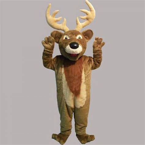 New Deer Adult Mascot Costume Free Shipping