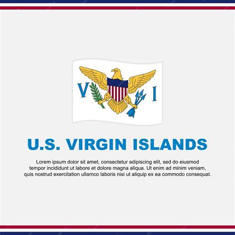 premium vector us virgin islands flag background design template us virgin islands