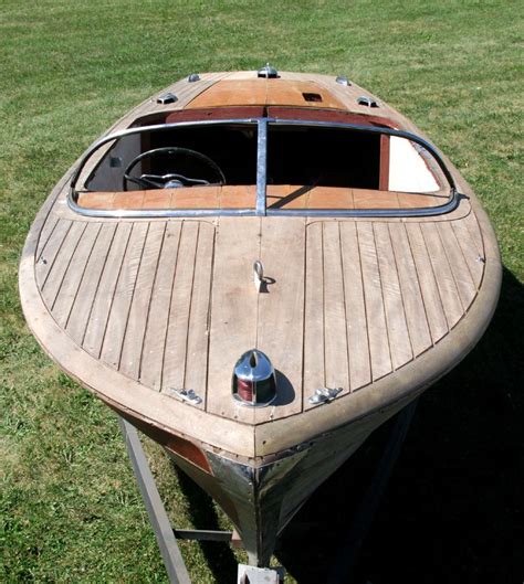 1955 19 Chris Craft Capri Project Boat Classic Wooden Boats