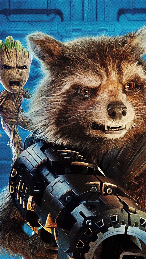 Mad Groot And Rocket Raccoon Hd Wallpaper Download