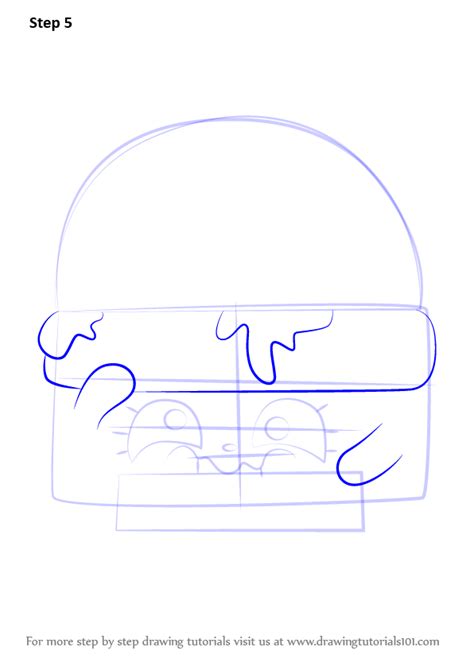 how to draw cheezey b from shopkins shopkins step by step