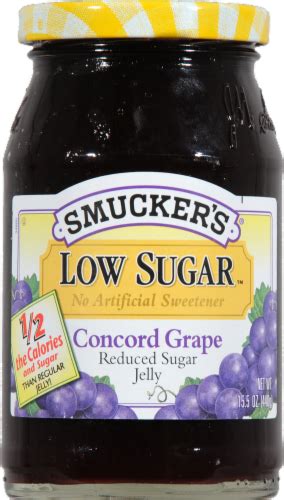 Smuckers Low Sugar Concord Grape Jelly 155 Oz Qfc