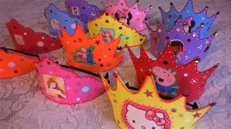 10 Coronas De Princesas En Fomi Para Tu Fiesta Infantil 10000 En