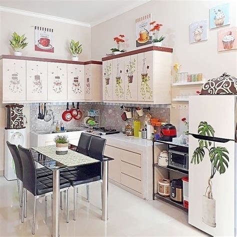 dapur minimalis keren kece instagram ide ruang makan kecil dapur